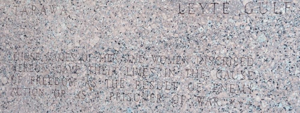 TAYLOR COUNTY ARMED FORCES MEMORIAL STONE B