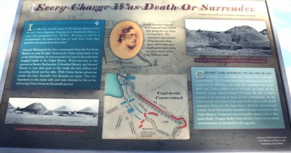 EVERY CHARGE WAS DEATH OR SURRENDER WAR MEMORIAL PANEL