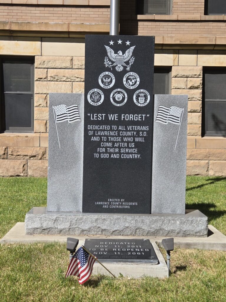 LAWRENCE COUNTY “LEST WE FORGET” ALL VETERANS MEMORIAL