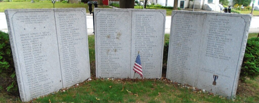 BARRE CITY AND BARRE TOWN CIVIL WAR MEMORIAL