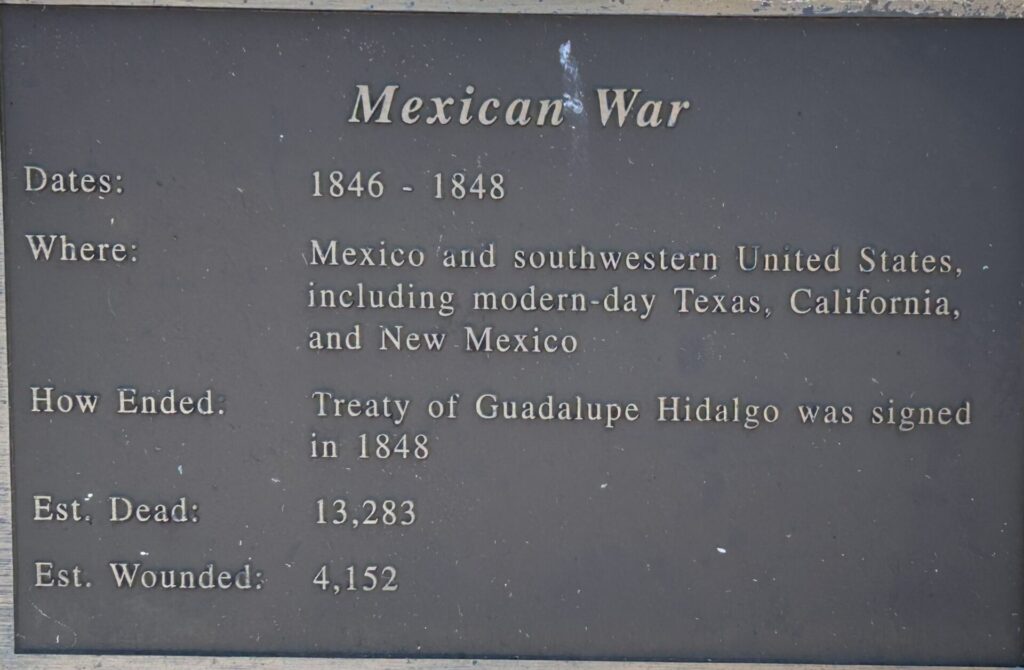 FULTON MEXICAN WAR MEMORIAL PLAQUE