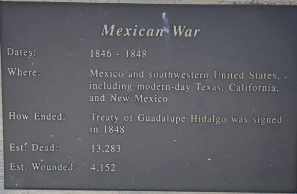 FULTON MEXICAN WAR MEMORIAL PLAQUE