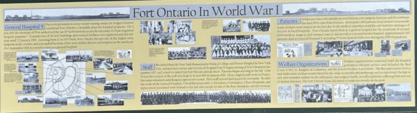 FORT ONTARIO IN WORLD WAR I MEMORIAL PANEL