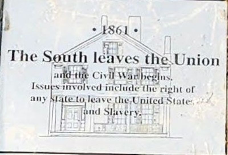 1861 CIVIL WAR MEMORIAL PLAQUE