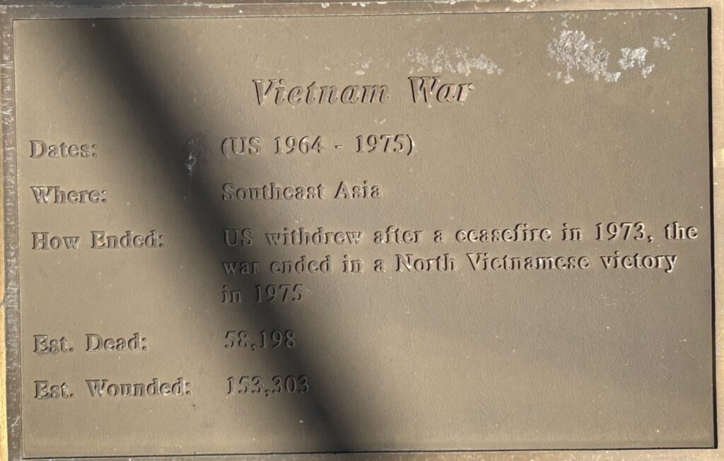 FULTON VIETNAM WAR MEMORIAL PLAQUE