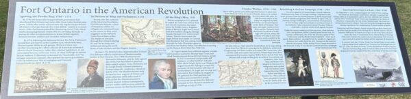 FORT ONTARIO IN THE AMERICAN REVOLUTION MEMORIAL PANEL