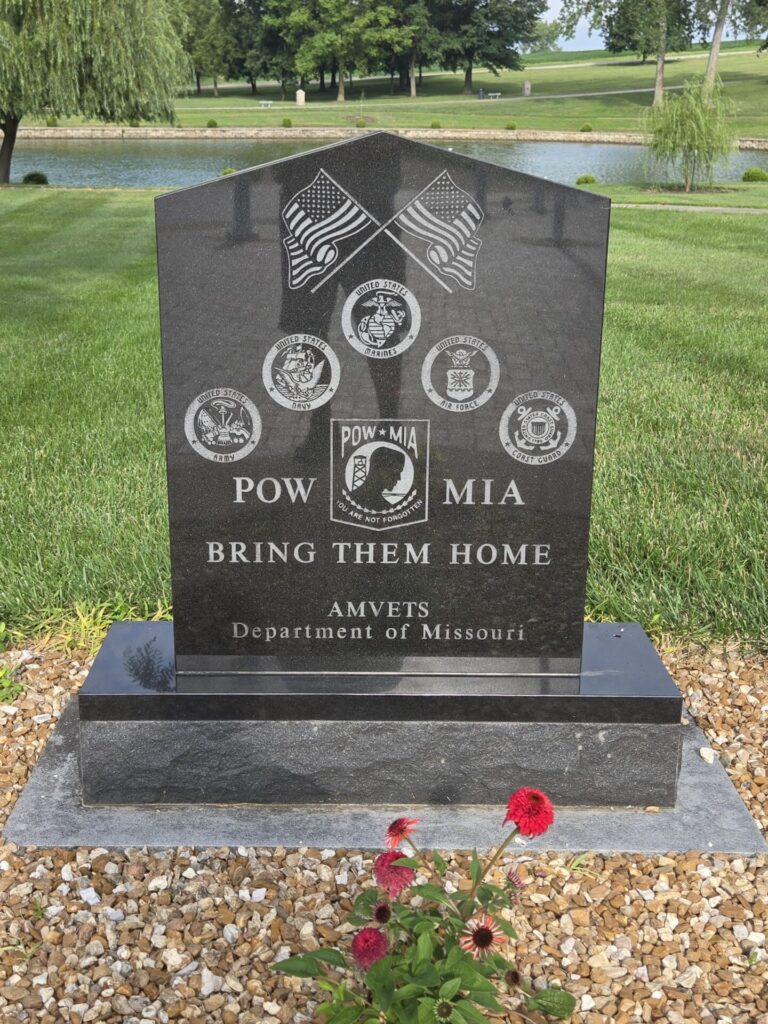 AMVETS DEPARTMENT OF MISSOURI POW MIA WAR MEMORIAL