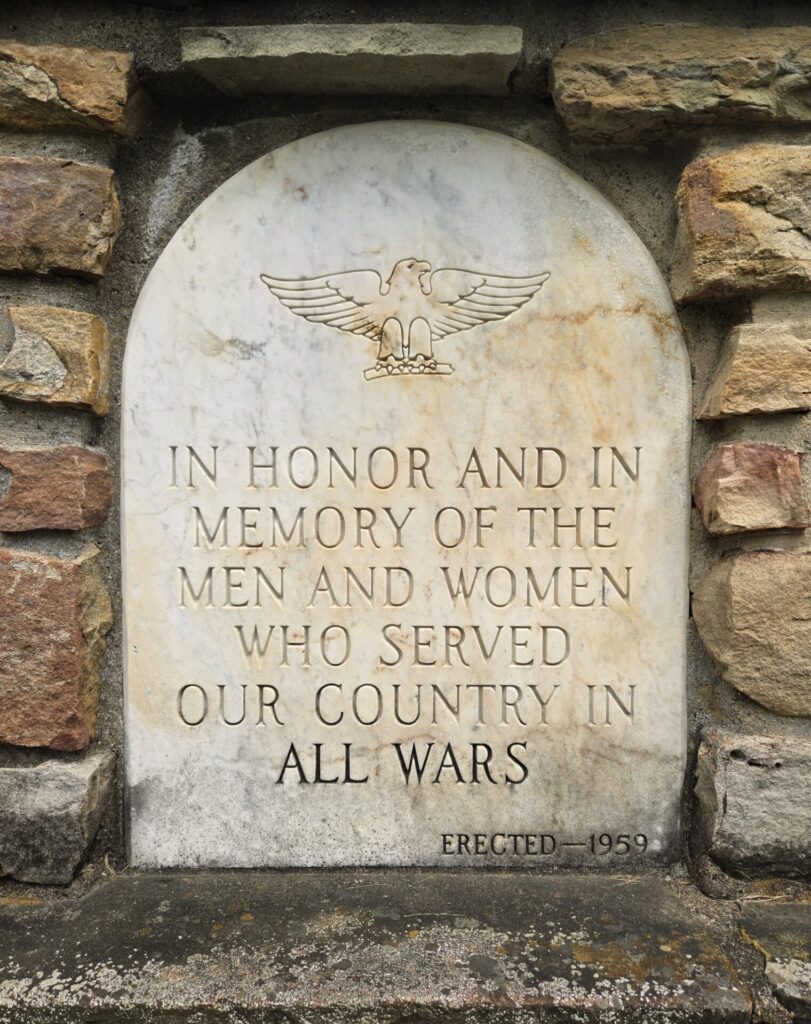 CITIZENS OF WILPEN ALL WAR VETERANS MEMORIAL STONE