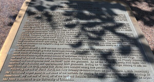 U.S. NAVAL STATION NORMAN, OKLAHOMA MEMORIAL PLAQUE