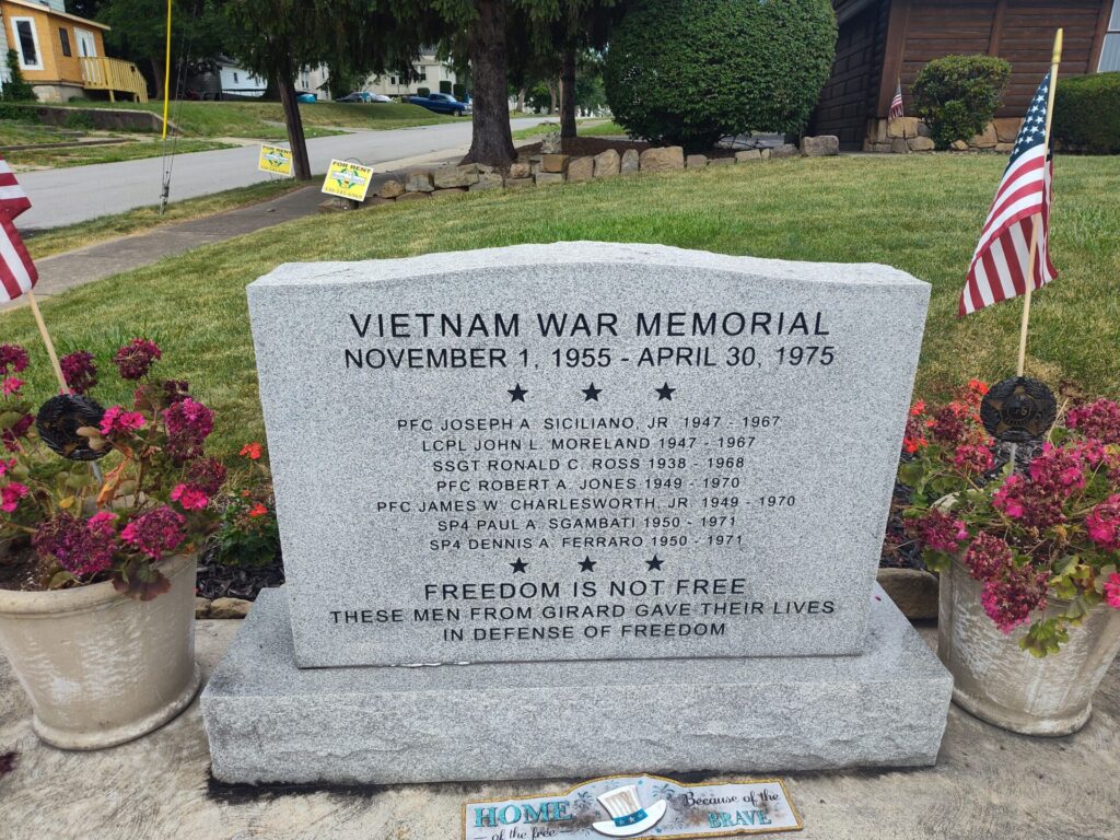 GIRARD VIETNAM WAR MEMORIAL