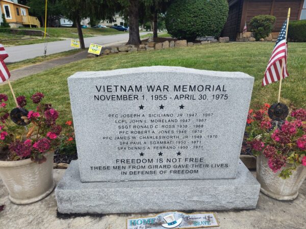GIRARD VIETNAM WAR MEMORIAL