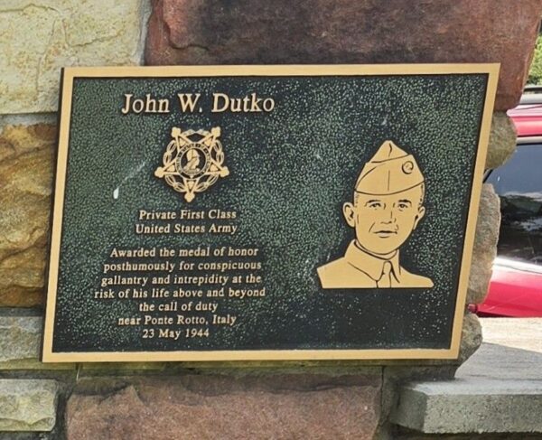 AMERICAN LEGION POST 493 MEDAL OF HONOR WAR MEMORIAL