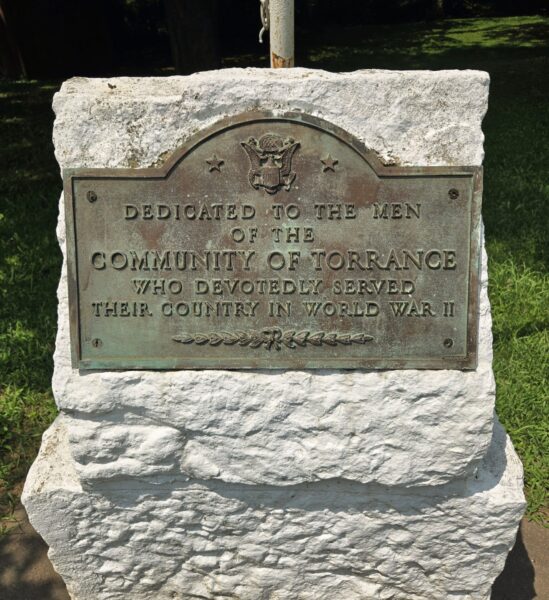 COMMUNITY OF TORRANCE WORLD WAR II VETERANS MEMORIAL