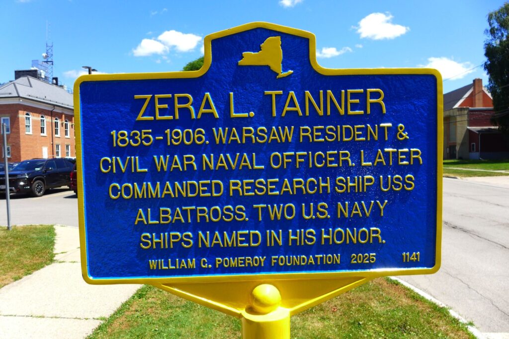 ZERA L. TANNER WAR MEMORIAL MARKER
