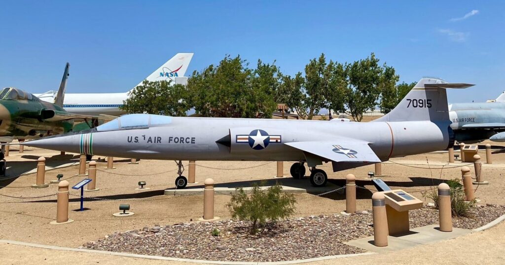 COL. ROBERT L. RIEDENAUER F-104 WAR MEMORIAL AIRCRAFT