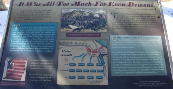 IT WAS ALL TOO MUCH FOR EVEN DEMONS WAR MEMORIAL PLAQUE