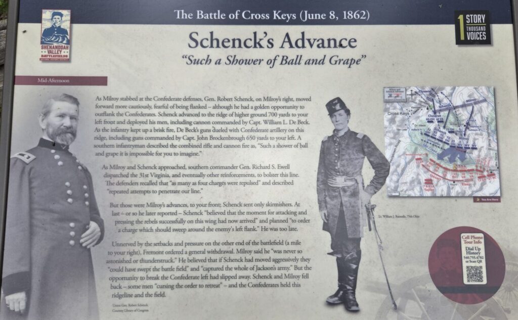 SCHENCK’S ADVANCE WAR MEMORIAL PANEL
