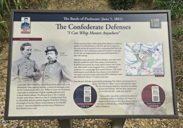 THE CONFEDERATE DEFENSES WAR MEMORIAL PANEL