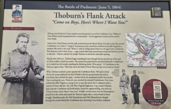 THOBURN’S FLANK ATTACK WAR MEMORIAL PANEL