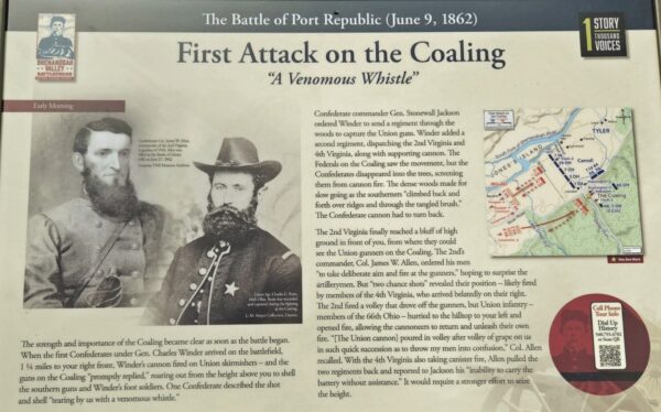 FIRST ATTACK ON THE COALING WAR MEMORIAL PANEL
