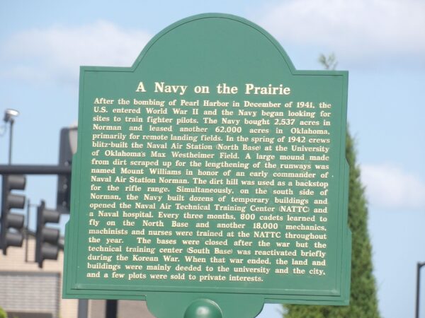 A NAVY ON THE PRAIRIE WAR MEMORIAL MARKER
