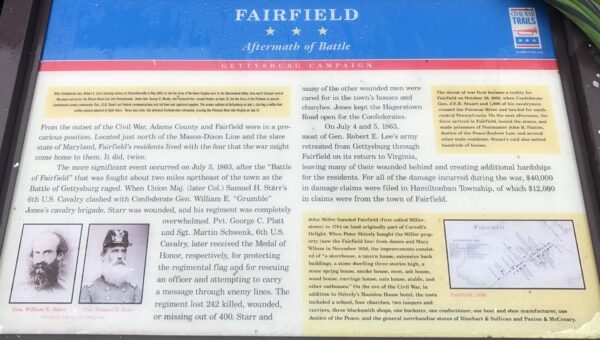 FAIRFIELD AFTERMATH OF BATTLE WAR MEMORIAL PANEL