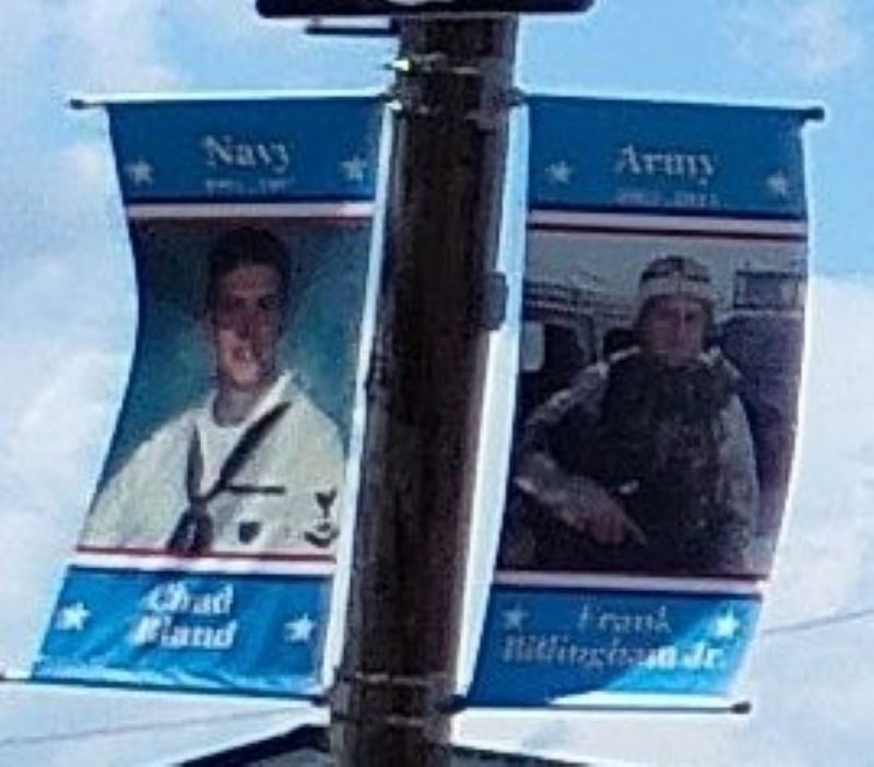 GROVER HILL WAR MEMORIAL BANNERS