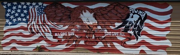GROVER HILL ALL GAVE SOME, SOME GAVE ALL WAR MEMORIAL MURAL