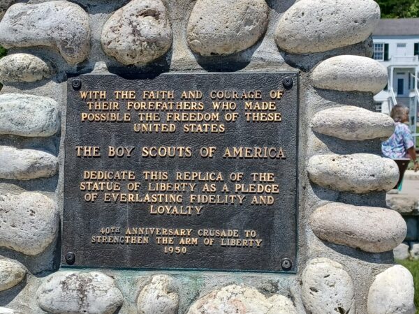 SAVING LADY LIBERTY MEMORIAL PLAQUE B