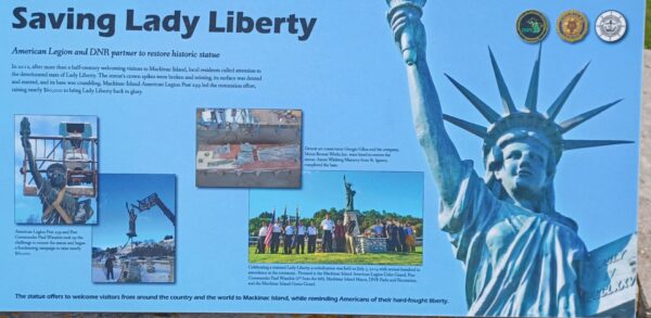SAVING LADY LIBERTY MEMORIAL PLAQUE A