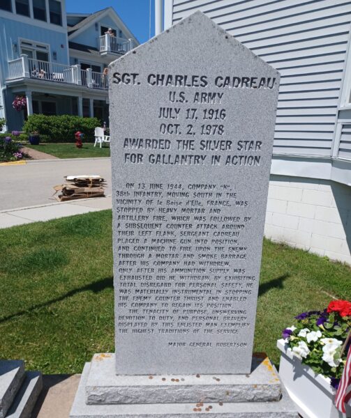 SGT. CHARLES CADREAU, U.S. ARMY WAR MEMORIAL