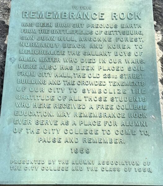 TO THIS REMEMBRANCE ROCK MEMORIAL STONE