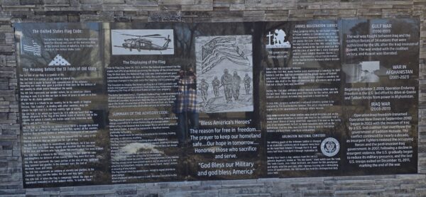 “BLESS AMERICA’S HEROES” WAR MEMORIAL