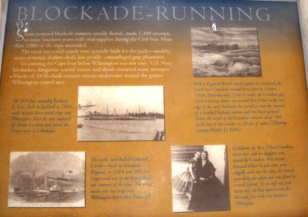 BLOCKADE-RUNNING WAR MEMORIAL PANEL