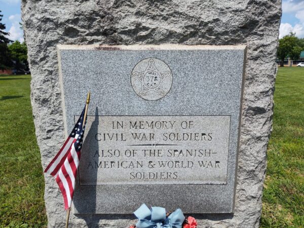 G.A.R. POST 378 WAR VETERANS MEMORIAL