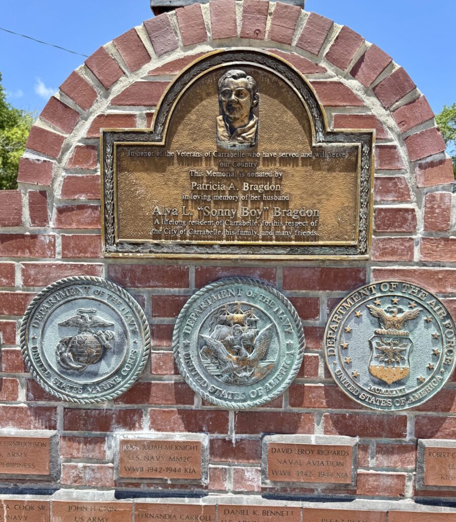 CARRABELLE VETERANS MEMORIAL CLOSE-UP