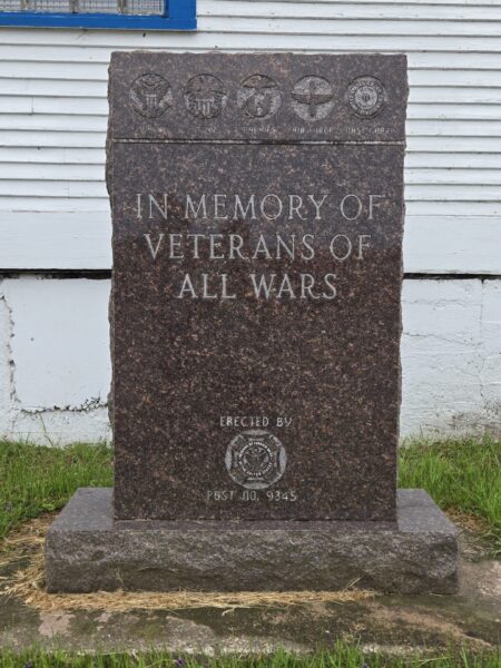 VFW POST 9345 VETERANS OF ALL WARS MEMORIAL