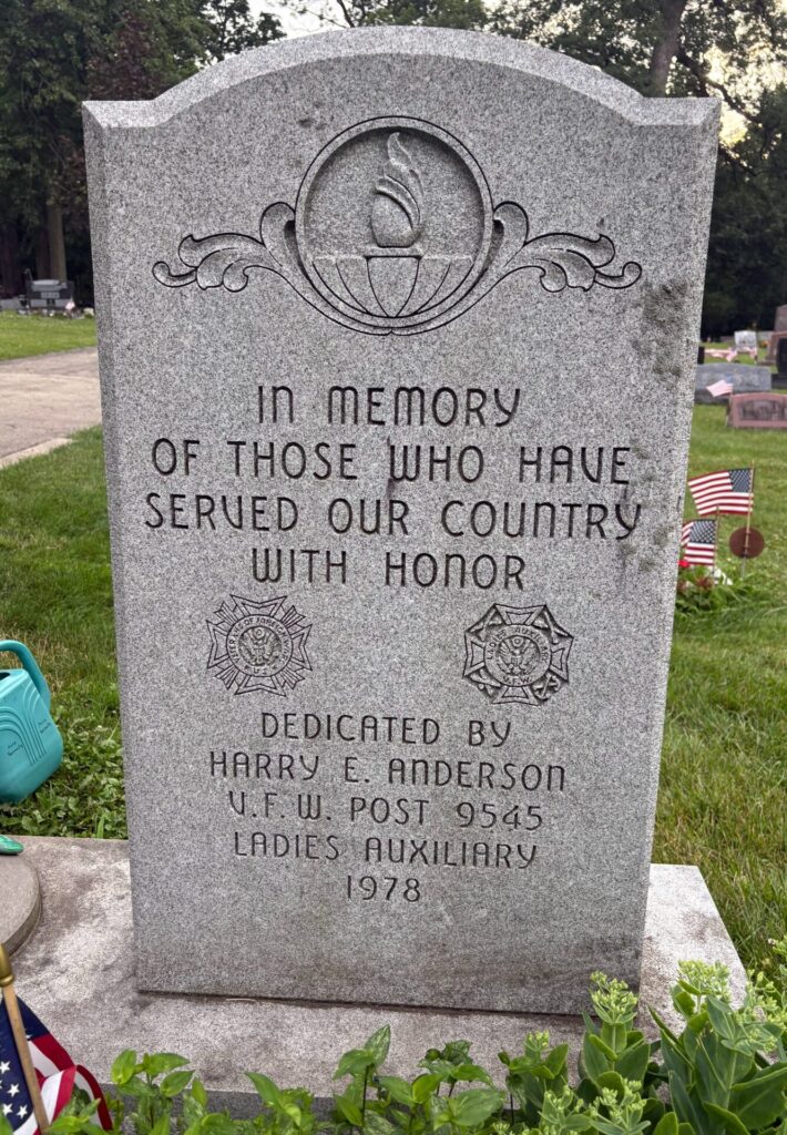 VFW POST 9545 LADIES AUXILIARY VETERANS MEMORIAL