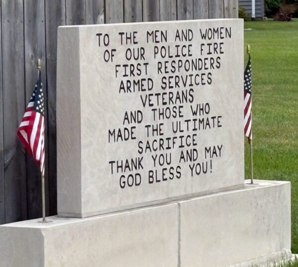 NEW LENOX FIRST RESPONDERS AND VETERANS MEMORIAL
