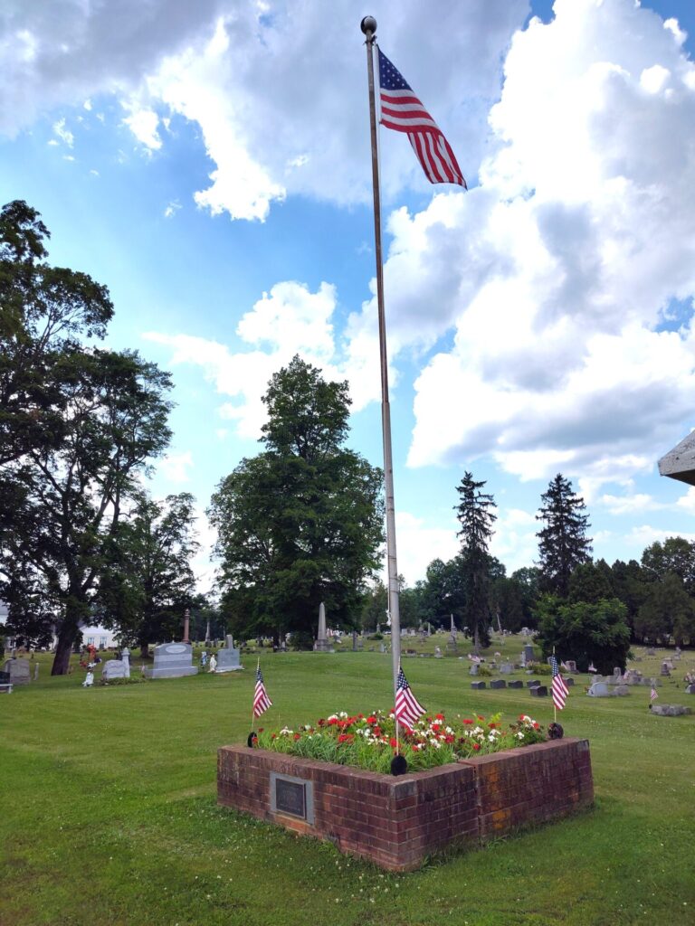 AMERICAN LEGION POST 506 WAR VETERANS MEMORIAL FALGPOLE