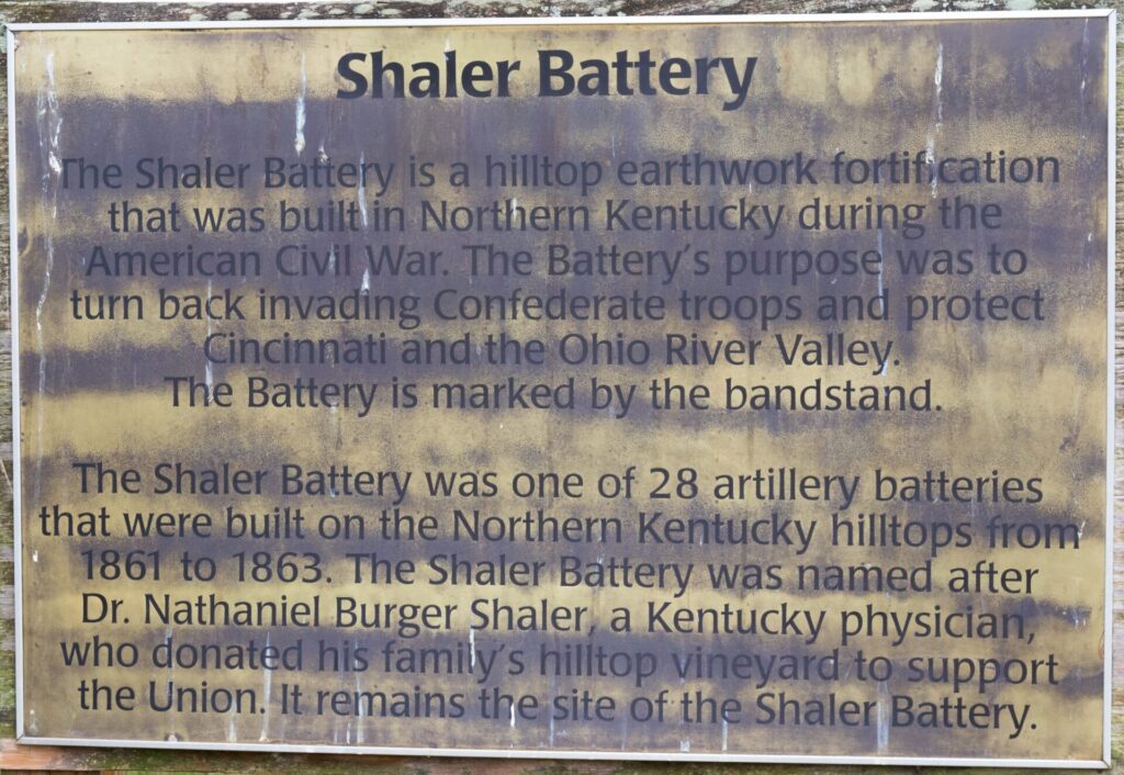 SHALER BATTERY WAR MEMORIAL PLAQUE