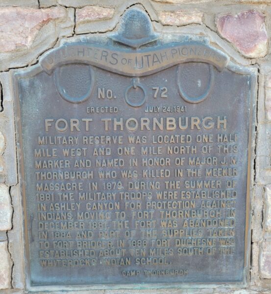 FORT THORNBURGH WAR MEMORIAL PLAQUE