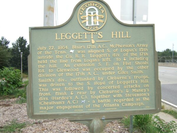 LEGGETT’S HILL WAR MEMORIAL MARKER