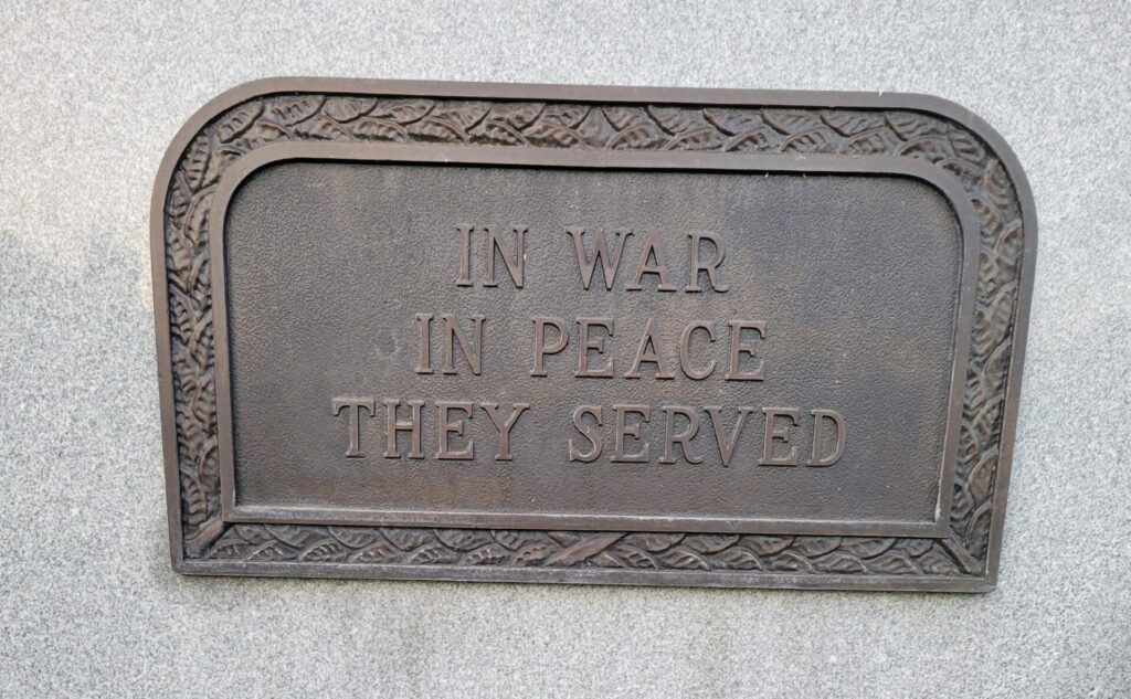 OGDEN WORLD WAR I MEMORIAL PLAQUE