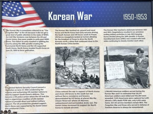 SCHENECTADY KOREAN WAR MEMORIAL PANEL