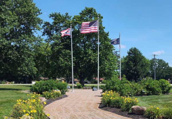 GREENON HIGH SCHOOL CLASS OF 1969 MEMORIAL FLAGPOLE