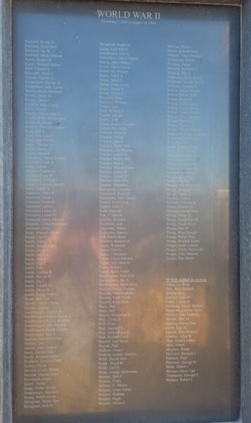 WASATCH COUNTY MEMORIAL HILL VETERANS MONUMENT PLAQUE B
