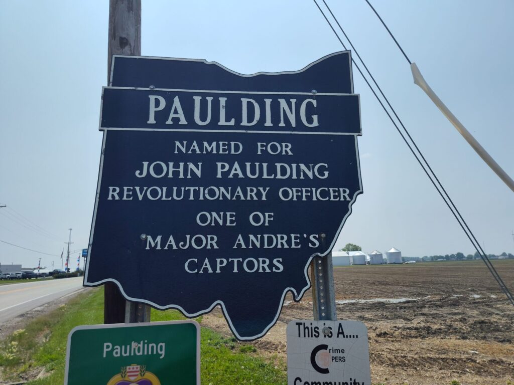 PAULDING REVOLUTIONARY WAR MEMORIAL MARKER