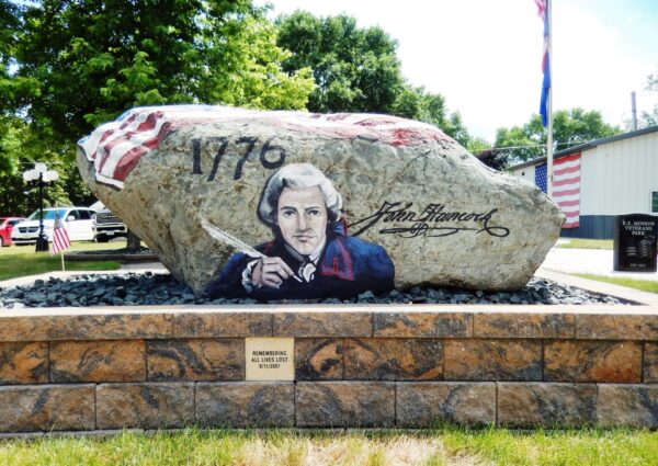 HANCOCK COUNTY FREEDOM ROCK VETERANS MEMORIAL SIDE B