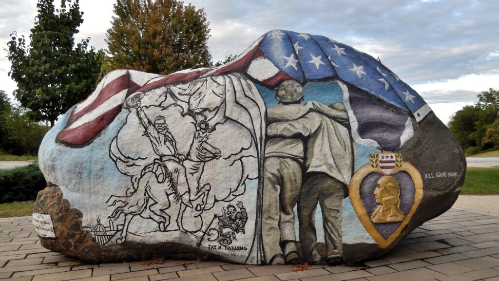 WASHINGTON COUNTY FREEDOM ROCK VETERANS MEMORIAL SIDE C